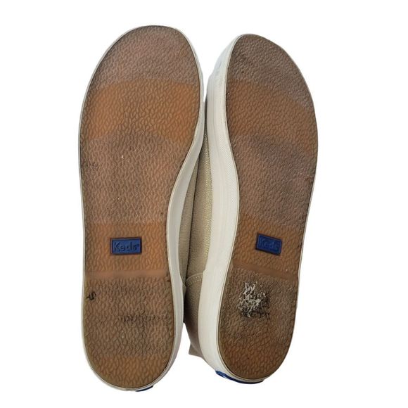 KEDS Kickstart Metallic Gold Canvas Hi Top Shoes Women's US 8 WF55739 - Picture 7 of 7